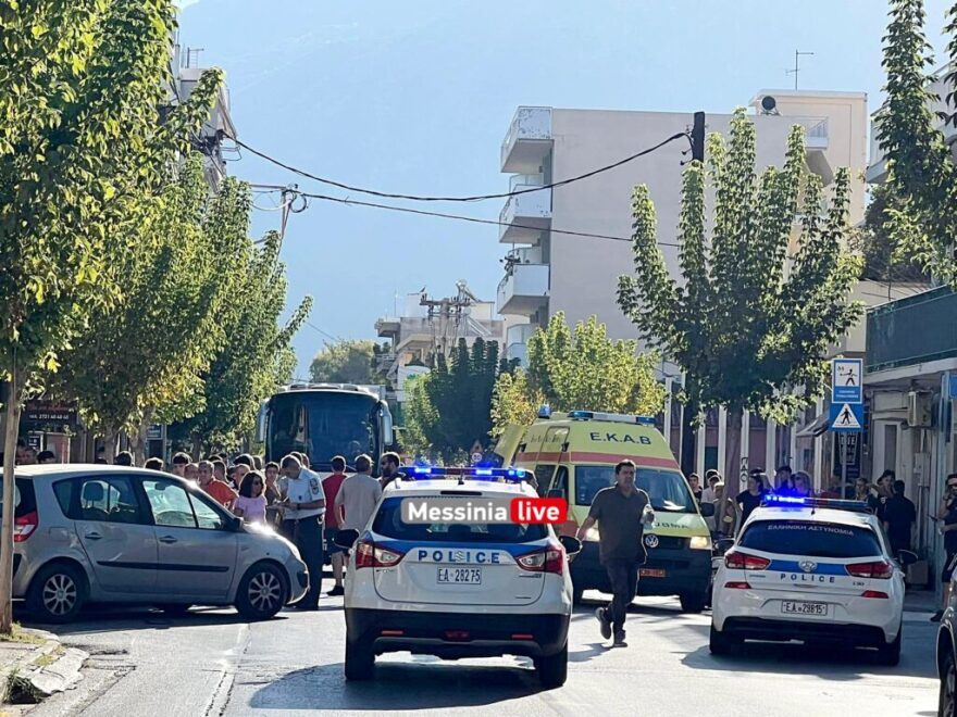 Σοβαρό τροχαίο στην Καλαμάτα: ΙΧ παρέσυρε δύο μαθητές κι έναν οδηγό μηχανής