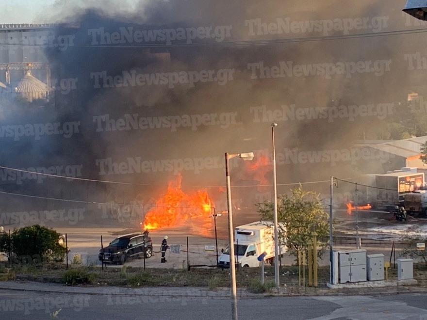 Μεγάλη πυρκαγιά σε εργοστάσιο στην ΒΙΠΕ Βόλου – Δείτε βίντεο