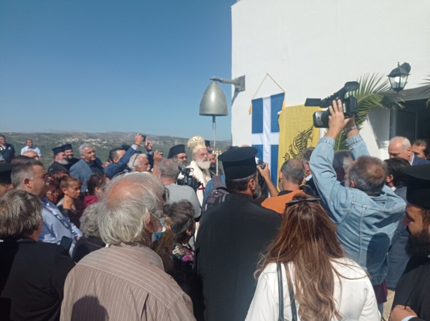 Αρκαλοχώρι: Ένας χρόνος από τον σεισμό - Εγκαίνια του Ναού του Προφήτη Ηλία που είχε καταρρεύσει