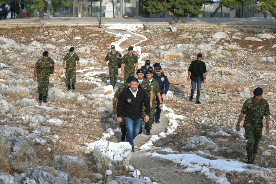 Επίσκεψη Χαρδαλιά στα επιτηρητικά φυλάκια Χάλκης, Κάσου και Αστυπάλαιας - Δείτε εικόνες