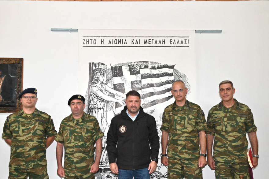 Επίσκεψη Χαρδαλιά στα επιτηρητικά φυλάκια Χάλκης, Κάσου και Αστυπάλαιας - Δείτε εικόνες