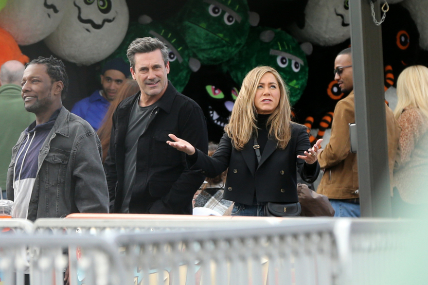 The Morning Show: Τζον Χαμ και Τζένιφερ Άνιστον στα γυρίσματα της σειράς