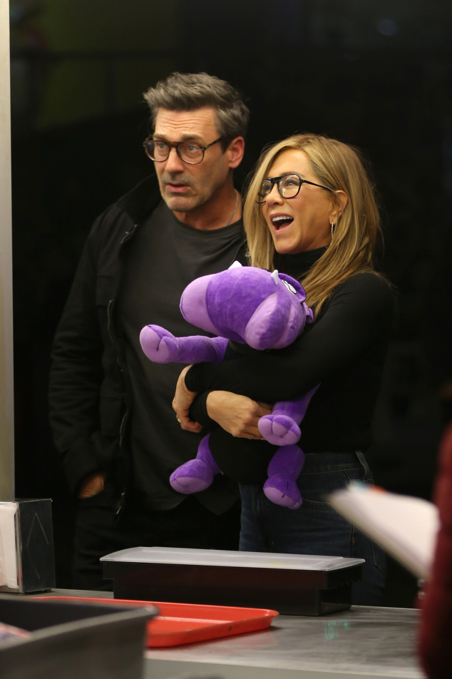 The Morning Show: Τζον Χαμ και Τζένιφερ Άνιστον στα γυρίσματα της σειράς