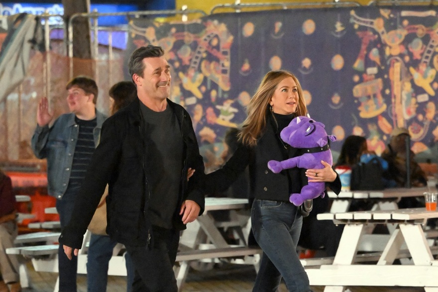 The Morning Show: Τζον Χαμ και Τζένιφερ Άνιστον στα γυρίσματα της σειράς