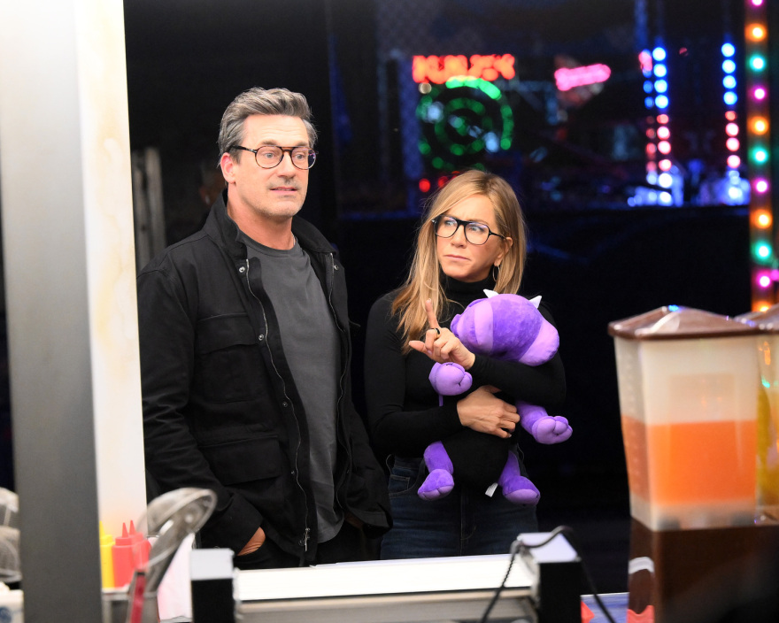 The Morning Show: Τζον Χαμ και Τζένιφερ Άνιστον στα γυρίσματα της σειράς