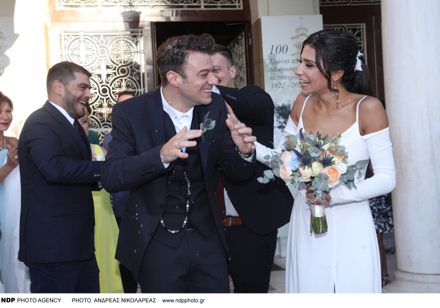 Κωνσταντίνος Γαβαλάς: Φωτογραφίες από τον γάμο του με την Ελευθερία Κοντογεώργη