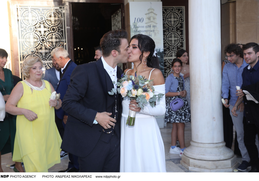 Κωνσταντίνος Γαβαλάς: Φωτογραφίες από τον γάμο του με την Ελευθερία Κοντογεώργη