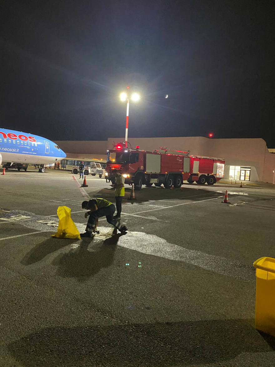 Μύκονος: Συναγερμός στο αεροδρόμιο έπειτα από διαρροή καυσίμων σε αεροσκάφος