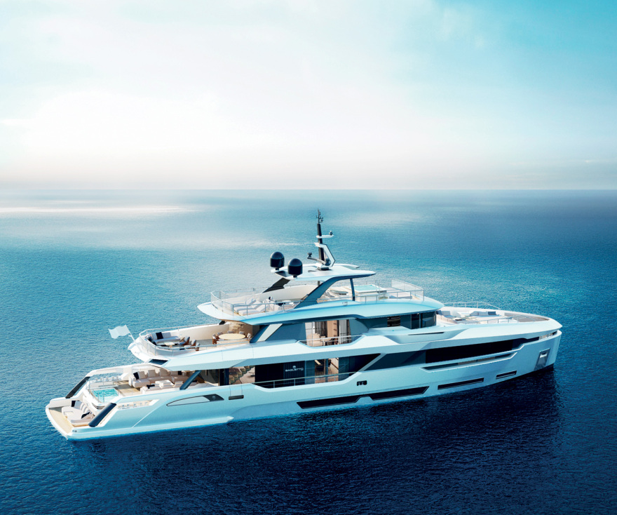 Baglietto 133 DOM: Το πλωτό παλάτι που ταξιδεύει  με μπαταρίες