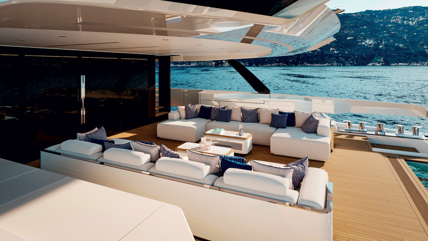 Baglietto 133 DOM: Το πλωτό παλάτι που ταξιδεύει  με μπαταρίες