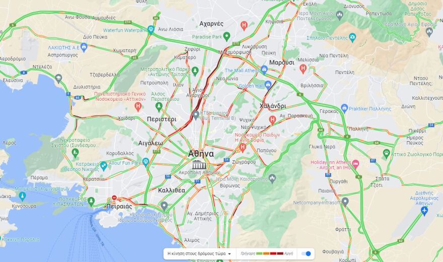 Κίνηση στους δρόμους: Μποτιλιάρισμα στην κάθοδο του Κηφισού, πού αλλού υπάρχουν προβλήματα