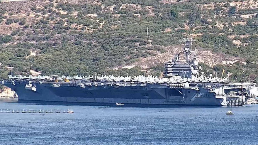 Κρήτη: Το αμερικανικό αεροπλανοφόρο «George H.W. Bush» στη Σούδα