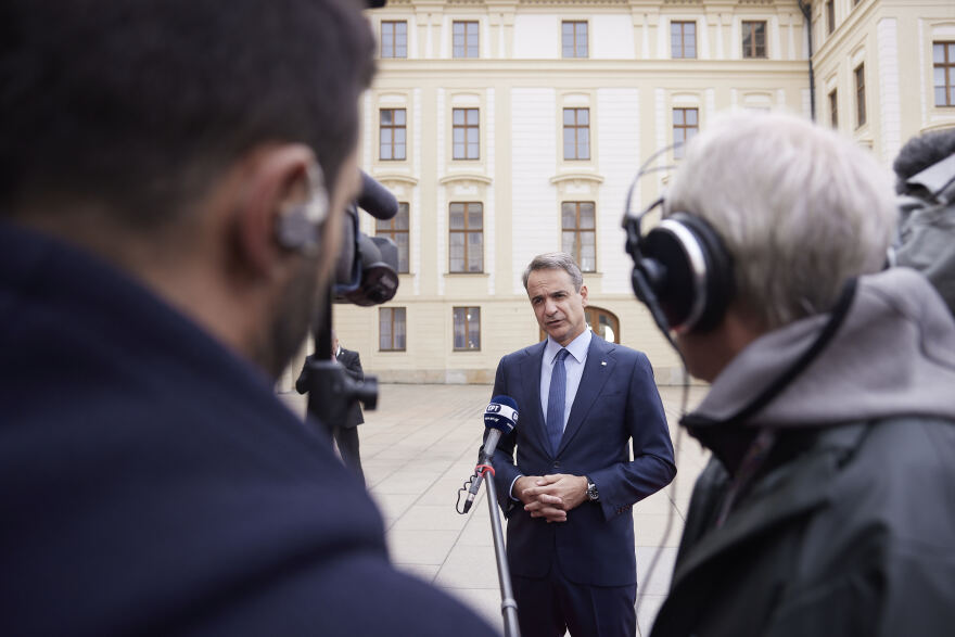 Μητσοτάκης από Πράγα: Οι ηγέτες είδαν από τον διάλογο με τον Ερντογάν ποιος προκαλεί