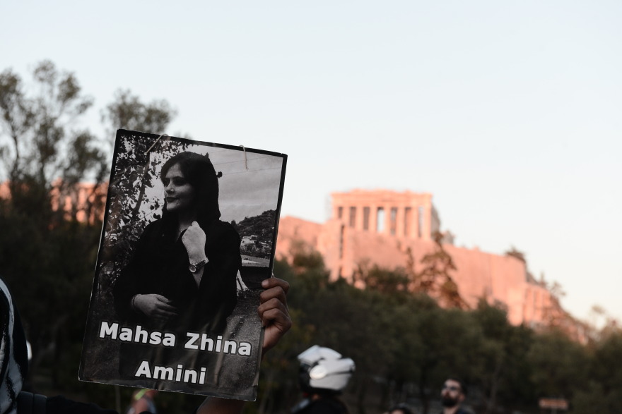 Διαμαρτυρία Ιρανών στην Ακρόπολη - Δείτε φωτογραφίες