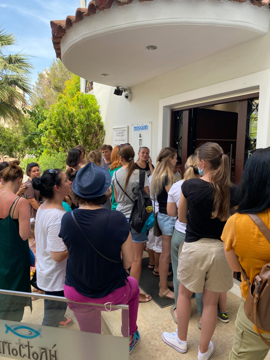 Φιλοξενία σε 2.000 Ουκρανούς προσέφερε μέχρι σήμερα η «Αποστολή»