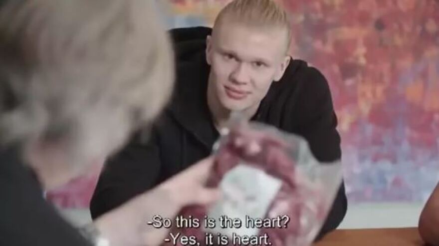 Έρλινγκ Χάαλαντ: Η καρδιά και το συκώτι μέρος της καθημερινής διατροφής του 