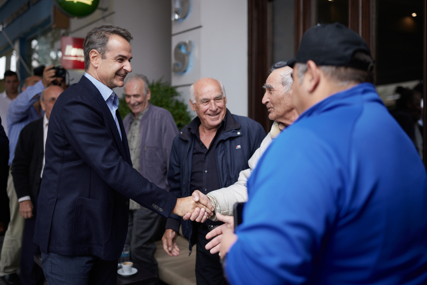 Μητσοτάκης: Στα αρχαία ανάκτορα και το μουσείο της Πέλλας - «Μοναδικός προορισμός η Μακεδονία»