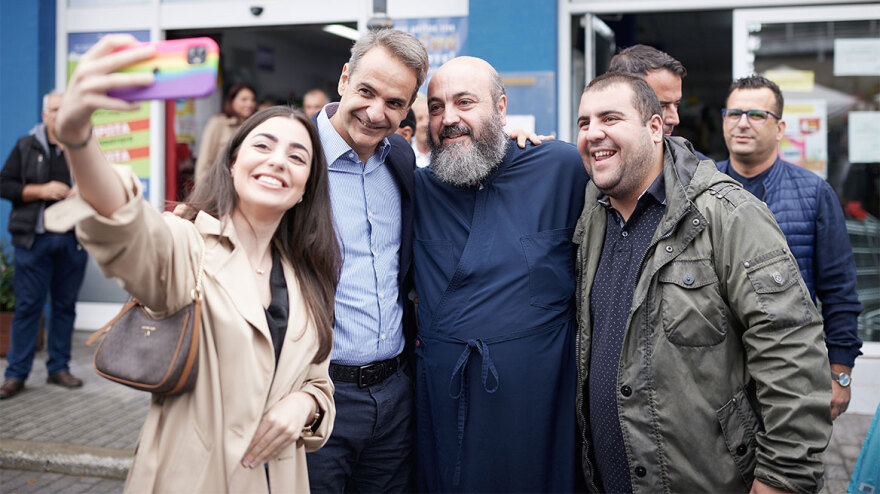 Περιοδεία Μητσοτάκη σε Πέλλα και Έδεσσα - Συναντήσεις με κατοίκους και φορείς 