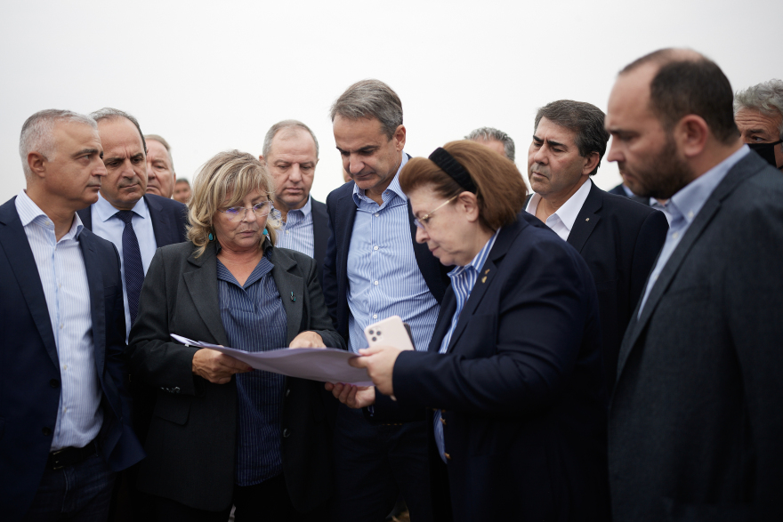 Μητσοτάκης: Στα αρχαία ανάκτορα και το μουσείο της Πέλλας - «Μοναδικός προορισμός η Μακεδονία»