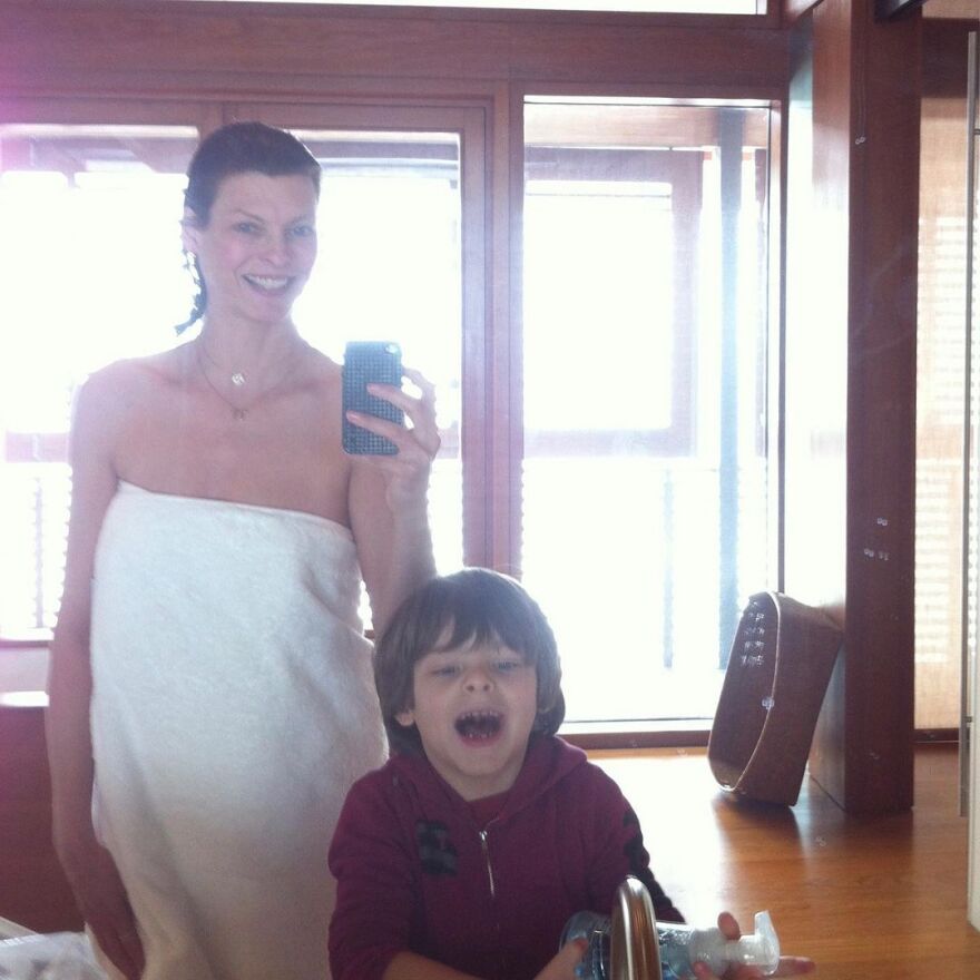 Λίντα Εβαντζελίστα: Σπάνιες φωτογραφίες με τον γιο της για τα 16α γενέθλιά του