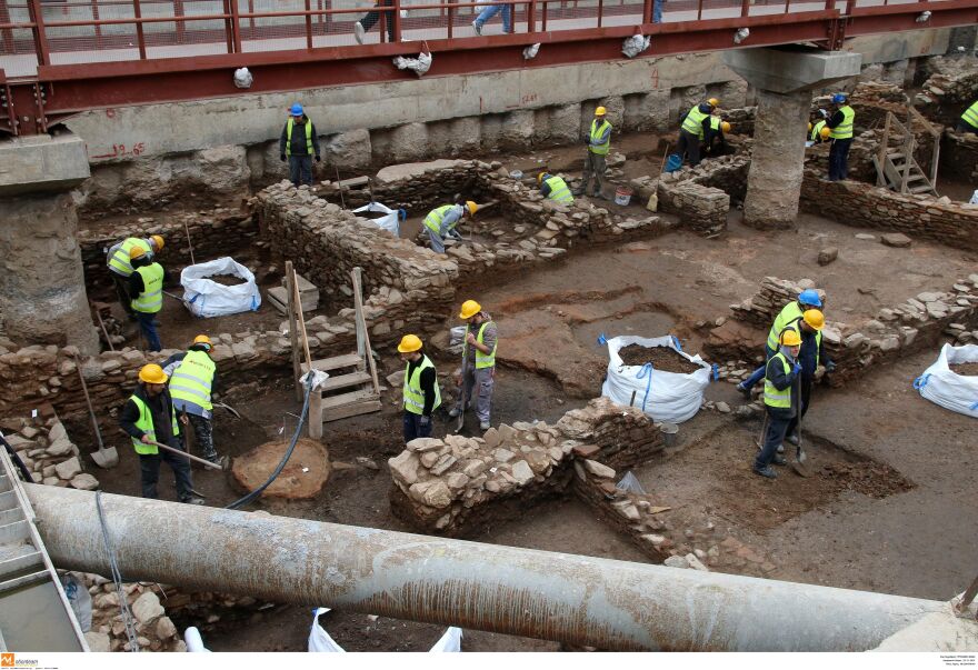 Δημιουργούνται επιτόπια μουσεία στους σταθμούς του Μετρό Θεσσαλονίκης