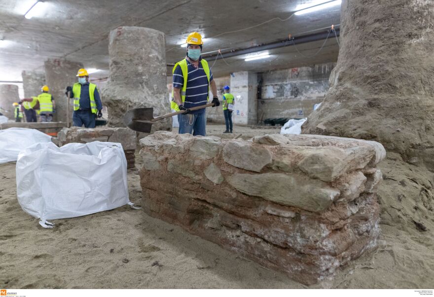 Δημιουργούνται επιτόπια μουσεία στους σταθμούς του Μετρό Θεσσαλονίκης