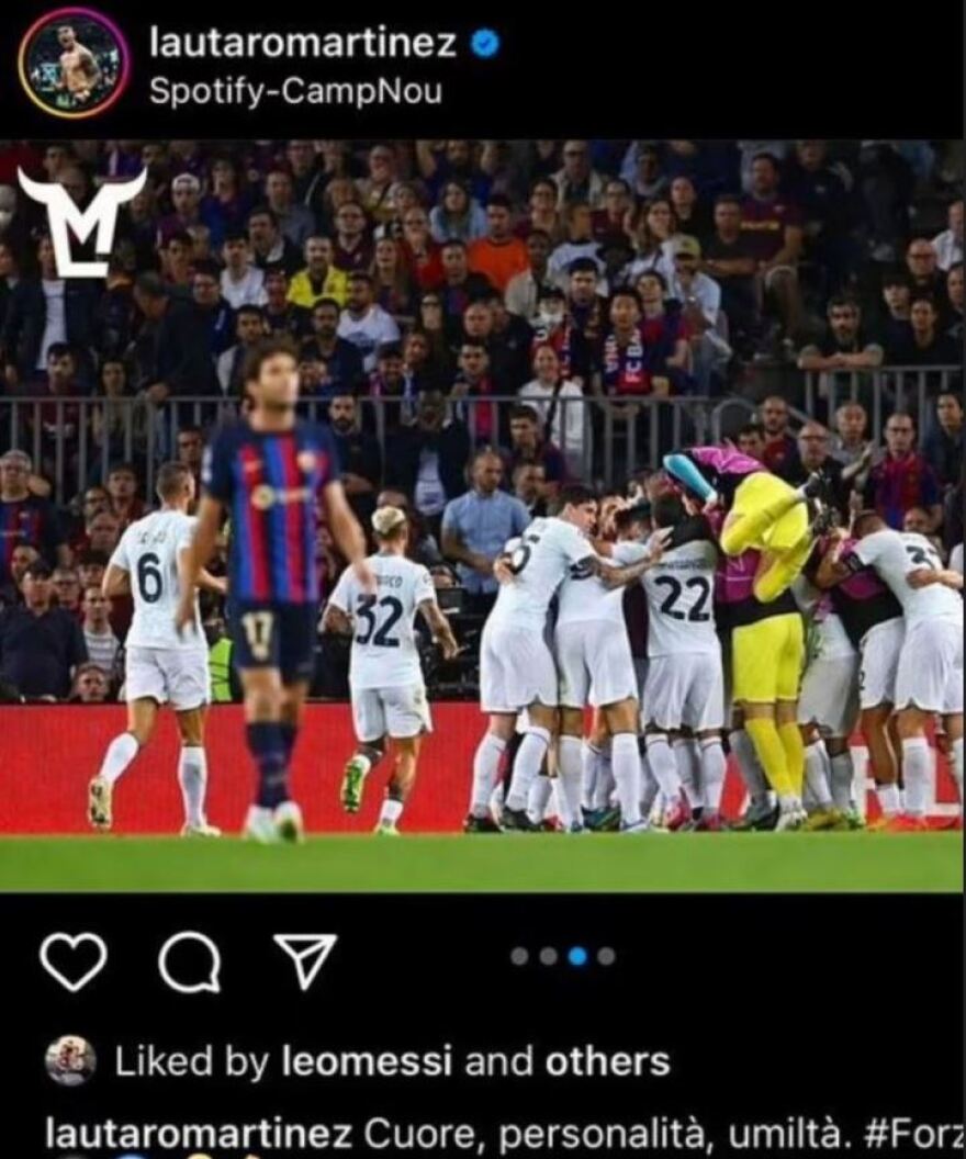 Οι οπαδοί της Μπαρτσελόνα αποκάλεσαν «προδότη» τον Μέσι για το like στον Λαουτάρο της Ίντερ 