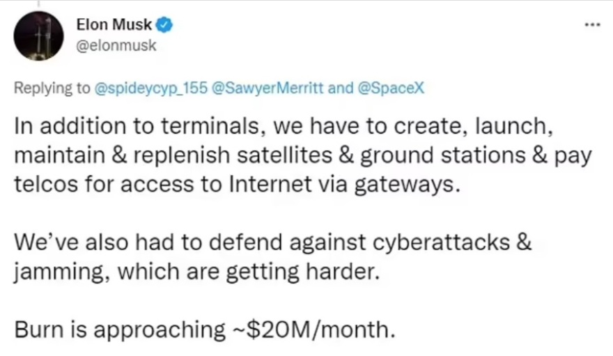 Έλον Μασκ: «Aπειλεί» να κόψει το πολύτιμο δορυφορικό ίντερνετ στην Ουκρανία - «Είναι ασύμφορο»