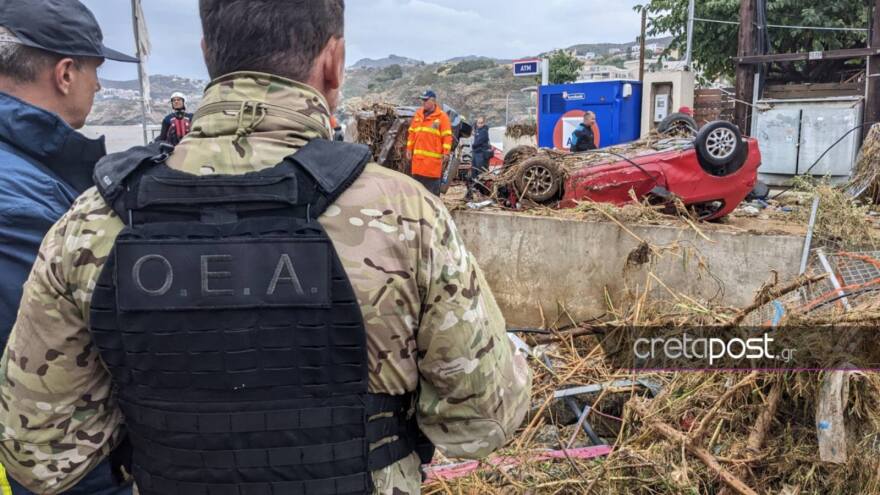 Κακοκαιρία στην Κρήτη: Μητέρα δύο παιδιών η 50χρονη αγνοούμενη στην Αγία Πελαγία