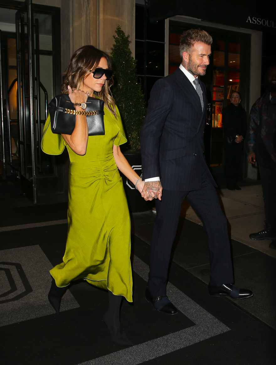 Βικτόρια και Ντέιβιντ Μπέκαμ: Φωτογραφίες σε ρομαντικό δείπνο στη Νέα Υόρκη 