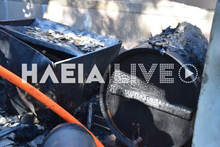 Φωτιά σε αποθήκη στον Πύργο - Στο νοσοκομείο μία γυναίκα