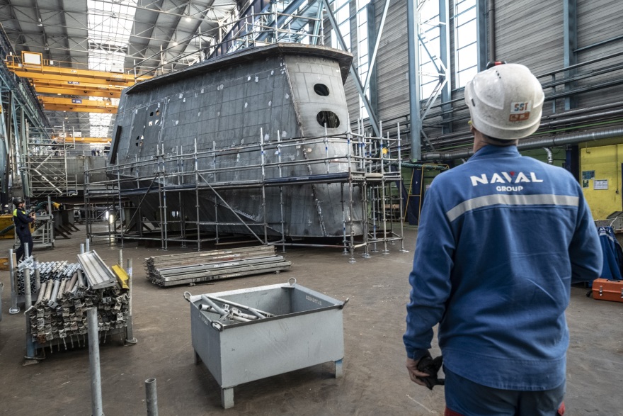 Γαλλία: Ξεκίνησε η συναρμολόγηση της πρώτης φρεγάτας Belh@rra του Πολεμικού Ναυτικού