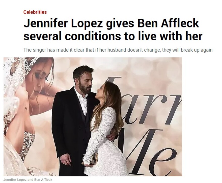 Τζένιφερ Λόπεζ - Φήμες για διαζύγιο: Δεν αντέχει άλλο την ακαταστασία και το κάπνισμα του Μπεν Άφλεκ