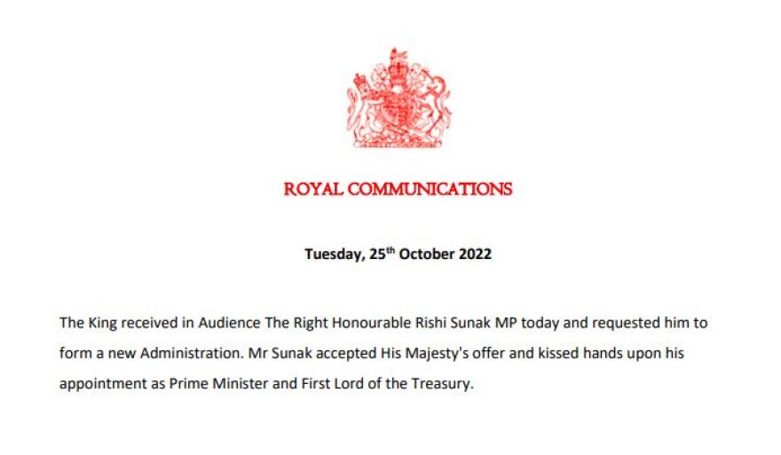 Ρίσι Σούνακ: Θα υπάρξουν δύσκολες αποφάσεις, θα διορθώσω τα λάθη της Τρας