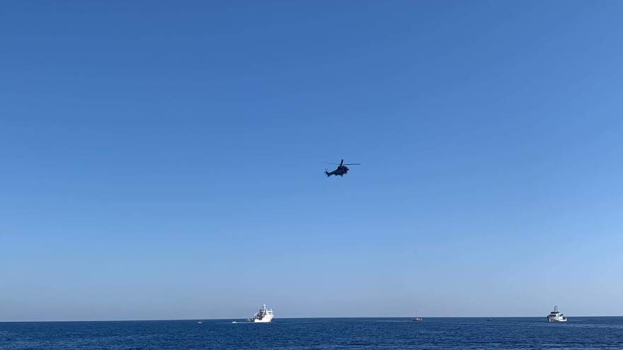 Ασκηση διάσωσης ναυαγών από Ελληνική Ακτοφυλακή και Frontex ανοιχτά της Ρόδου