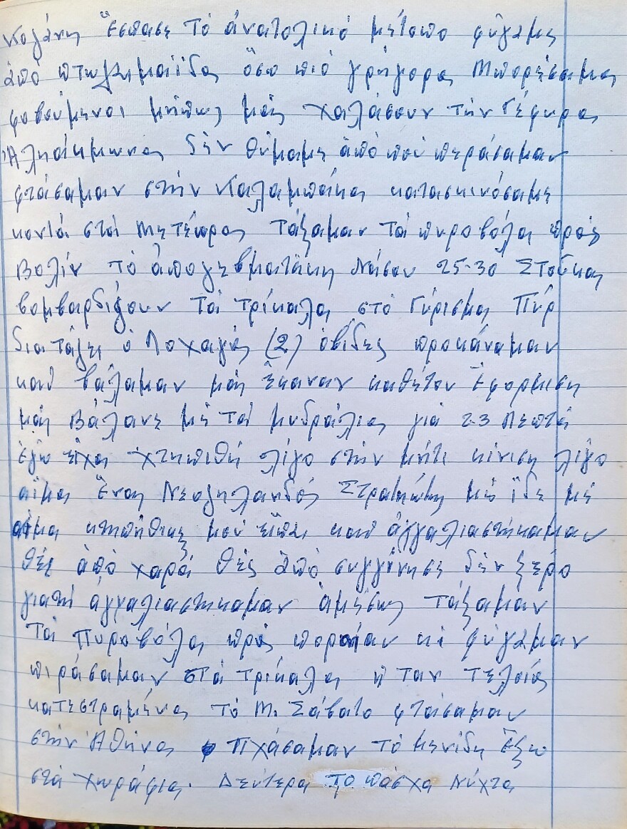 28η Οκτωβρίου: Συγκλονίζει Έλληνας φαντάρος στα απομνημονεύματά του - «Νάσου 30 στούκας, βομβάρδιζαν τα Τρίκαλα»