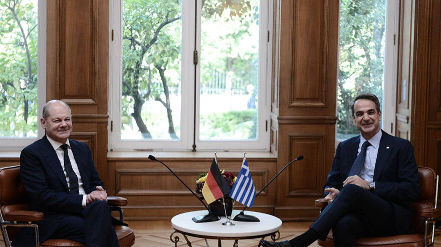 Ενόχληση των τουρκικών ΜΜΕ για τη συνάντηση Μητσοτάκη-Σολτς - «Η Ελλάδα παίζει με τη φωτιά»