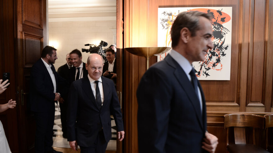 Ενόχληση των τουρκικών ΜΜΕ για τη συνάντηση Μητσοτάκη-Σολτς - «Η Ελλάδα παίζει με τη φωτιά»