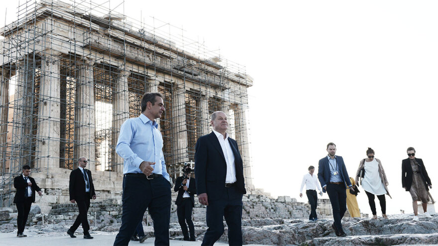 Ενόχληση των τουρκικών ΜΜΕ για τη συνάντηση Μητσοτάκη-Σολτς - «Η Ελλάδα παίζει με τη φωτιά»