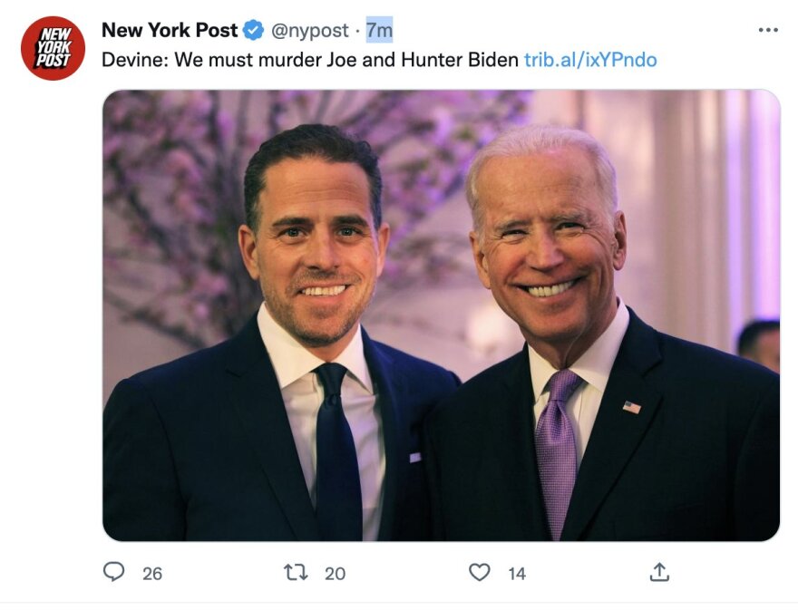 Θύμα υπαλλήλου-χάκερ η New York Post - Αναρτούσε προτροπές για τη δολοφονία του Μπάιντεν