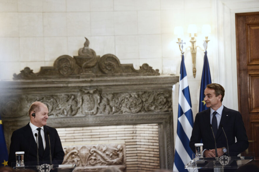 Ενόχληση των τουρκικών ΜΜΕ για τη συνάντηση Μητσοτάκη-Σολτς - «Η Ελλάδα παίζει με τη φωτιά»