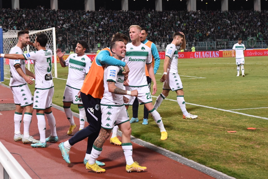 Super League 1, Βόλος - Παναθηναϊκός 1-5: «Πράσινη» παρέλαση στο Βόλο!  - Δείτε τα γκολ 