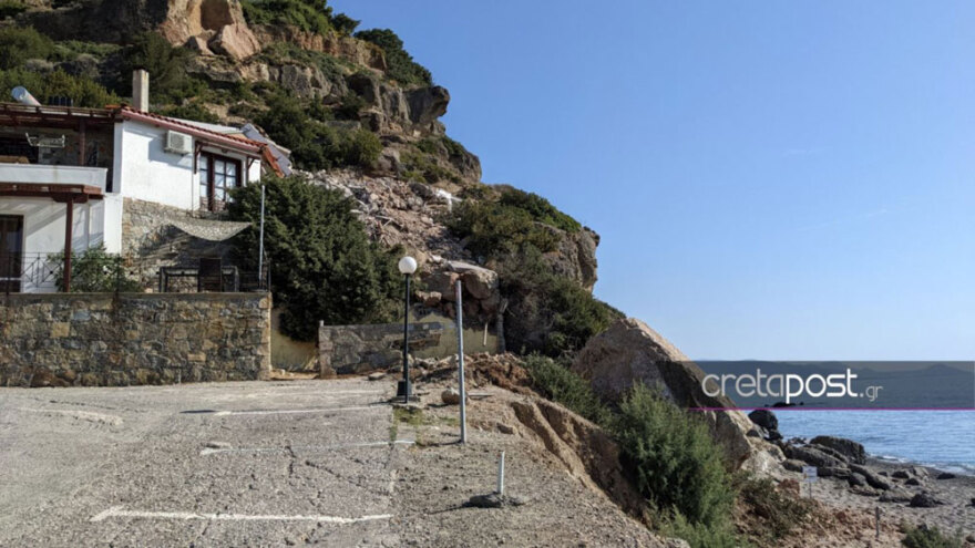 Κρήτη: Δεκάδων τόνων ο βράχος που καταπλάκωσε το δωμάτιο και σκότωσε τη 45χρονη - «Κινδυνεύει όλος ο οικισμός»