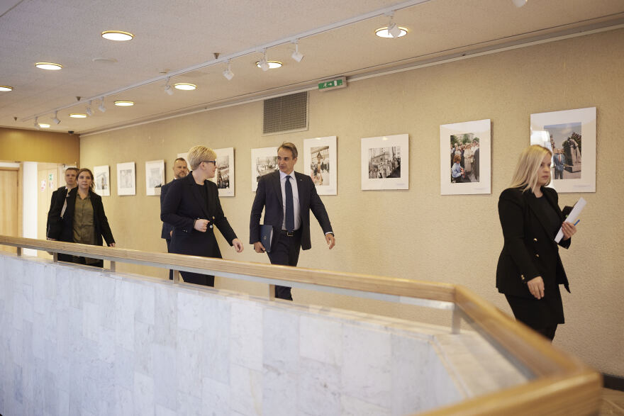 Μητσοτάκης - Λιθουανία: Η πολυεπίπεδη στήριξη της ΕΕ προς την Ουκρανία πρέπει να συνεχιστεί