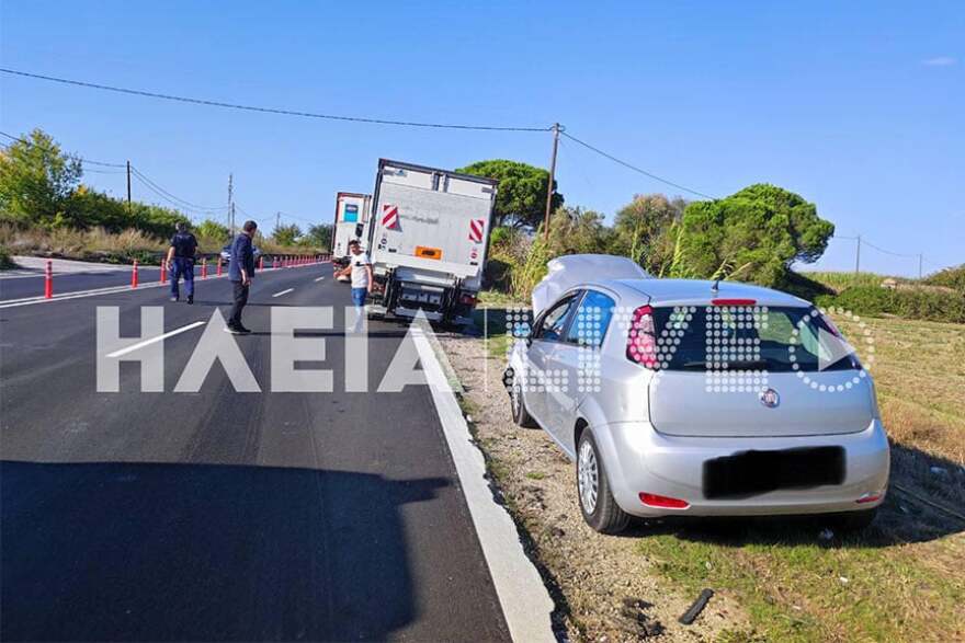 Σοβαρό τροχαίο στην Πατρών-Πύργου - Δυο τραυματίες μετά από καραμπόλα