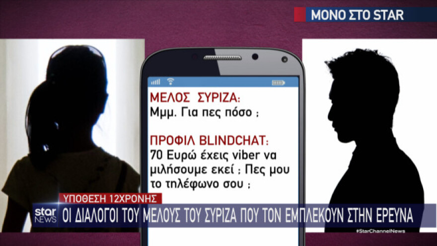 Βιασμός 12χρονης: Οι διάλογοι του πρώην μέλους του ΣΥΡΙΖΑ με το προφίλ της ανήλικης - «Για πες, πόσο;»