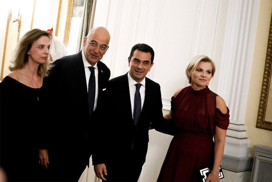 Όλα όσα έγιναν στο δείπνο προς τιμήν του βασιλικού ζεύγους της Ολλανδίας στο Προεδρικό - Δείτε φωτογραφίες 