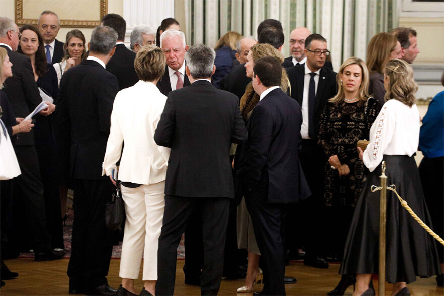 Όλα όσα έγιναν στο δείπνο προς τιμήν του βασιλικού ζεύγους της Ολλανδίας στο Προεδρικό - Δείτε φωτογραφίες 