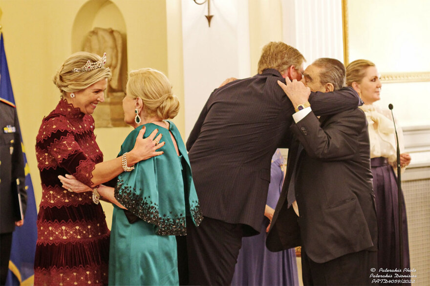 Όλα όσα έγιναν στο δείπνο προς τιμήν του βασιλικού ζεύγους της Ολλανδίας στο Προεδρικό - Δείτε φωτογραφίες 