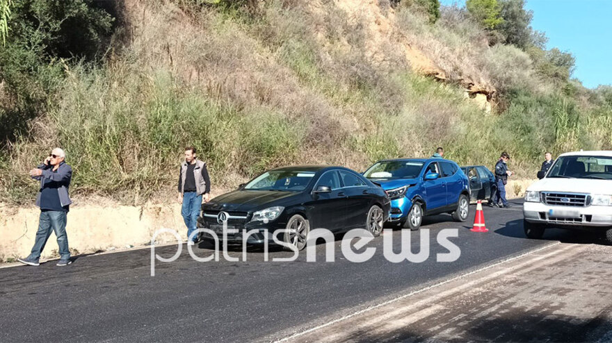 Καραμπόλα με πέντε οχήματα στην εθνική οδό Πατρών-Πύργου